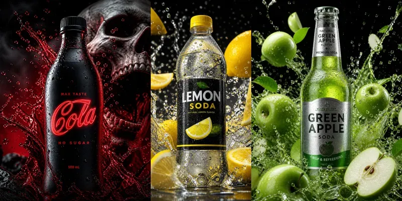 Highimpact Luxury Cold Drink Splashes generated by undefined