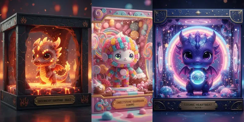 Fantasy Toy Box Companions generated by undefined
