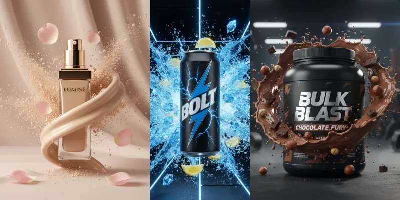 Professional Product Splash Photography generated by undefined