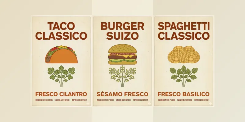 70s Classic Food Poster Art Generator generated by undefined