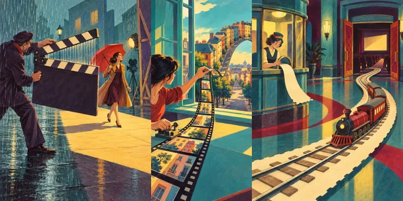 Surreal Cinema Dreamscape Art Prints