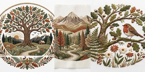 Embroidery Patch Design Builders generated by gemini-image