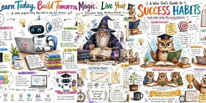Handdrawn Watercolor Study Motivations generated by undefined