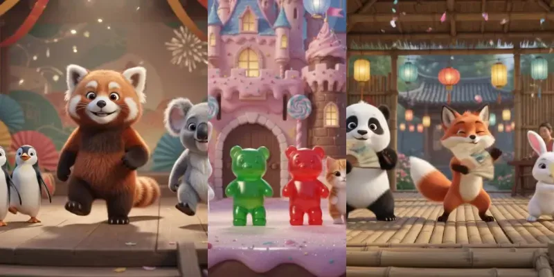 Singing Animated Musical Video Templates generated by undefined