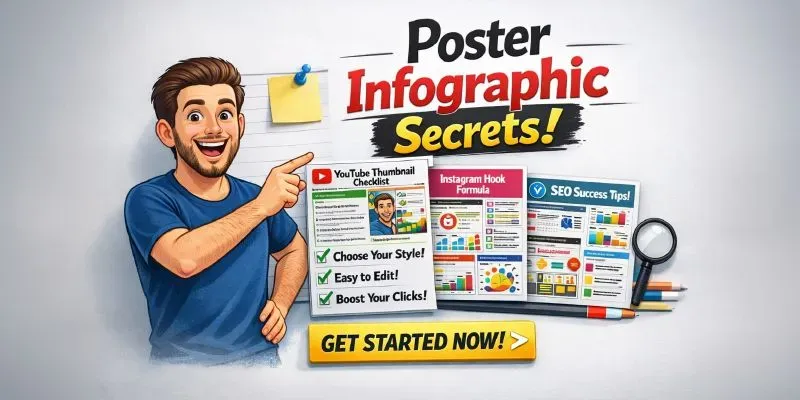 Tutorial Poster Infographics generated by undefined