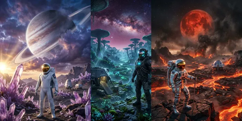 Cinematic Exoplanet First Landings generated by undefined