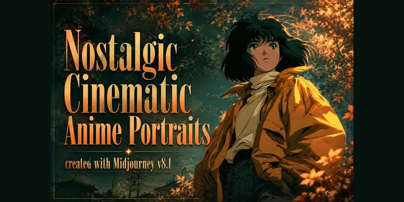 Nostalgic Cinematic Anime Portraits generated by undefined