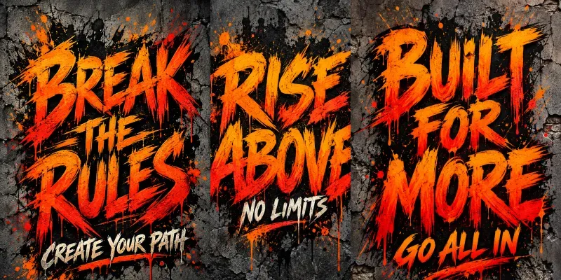 Grunge Motivation Typography