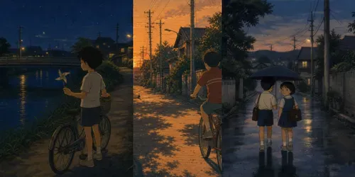 90s Memory Animation Scenes generated by chatgpt-image