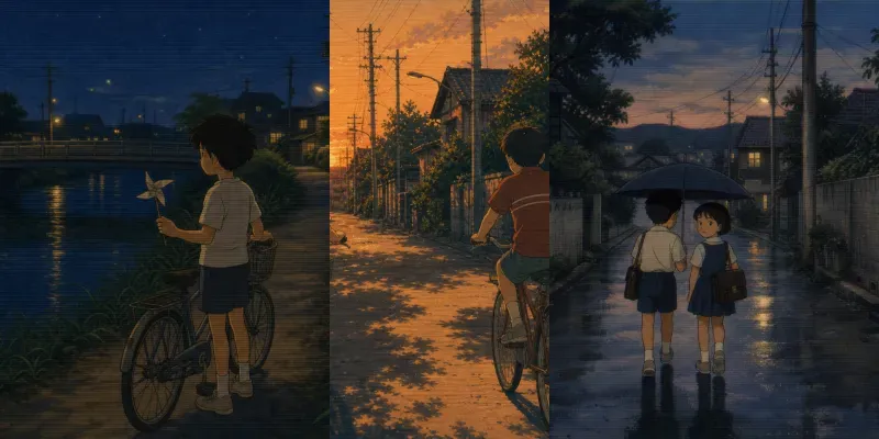 90s Memory Animation Scenes generated by undefined