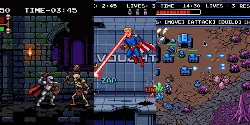 Retro Nostalgic Nes Gameplay Screenshots generated by undefined