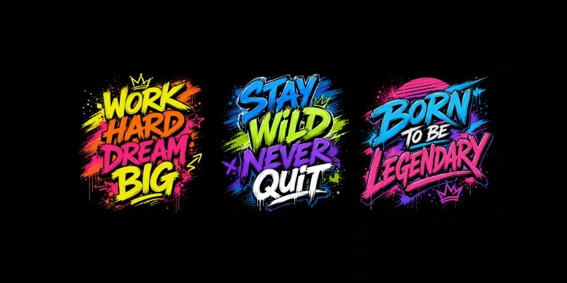 Neon Graffiti Tees generated by undefined