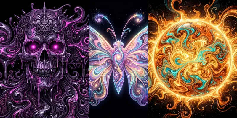 Psychedelic Liquid Art generated by undefined