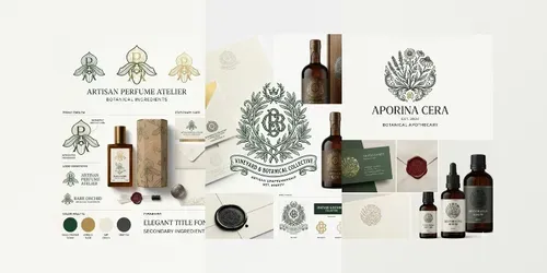 Botanical Heritage Logo Systems generated by gemini-image