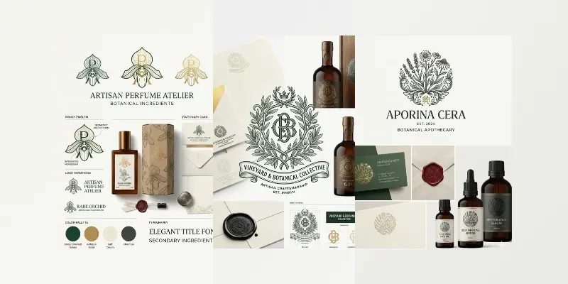 Botanical Heritage Logo Systems generated by undefined