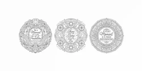Mandala Quote Coloring Page Generator generated by chatgpt-image