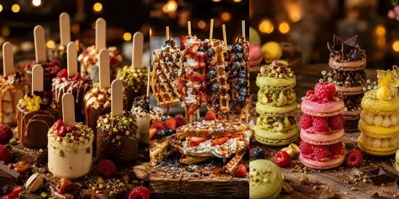 Whimsical Gourmet Treat Displays generated by undefined