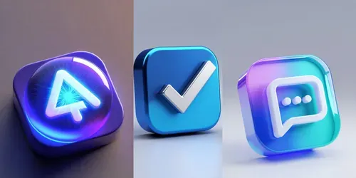 3D App Icon Generator Clean Pro 2026 generated by grok-image