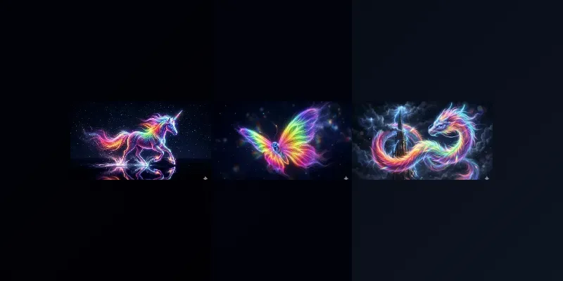 Prismatic Glow Fiberoptic Creatures generated by undefined