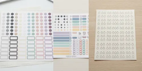 Planner Habit Sticker Sheet Systems generated by gemini-image