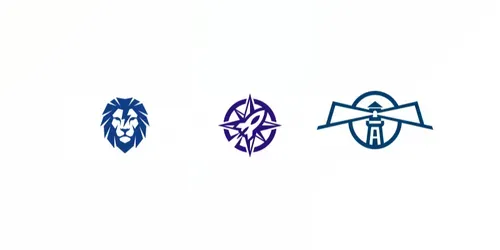 Minimalist Geometric Logo Creators generated by gemini-image