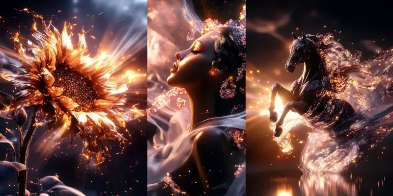 Ethereal Radiant Fantasy Art generated by undefined
