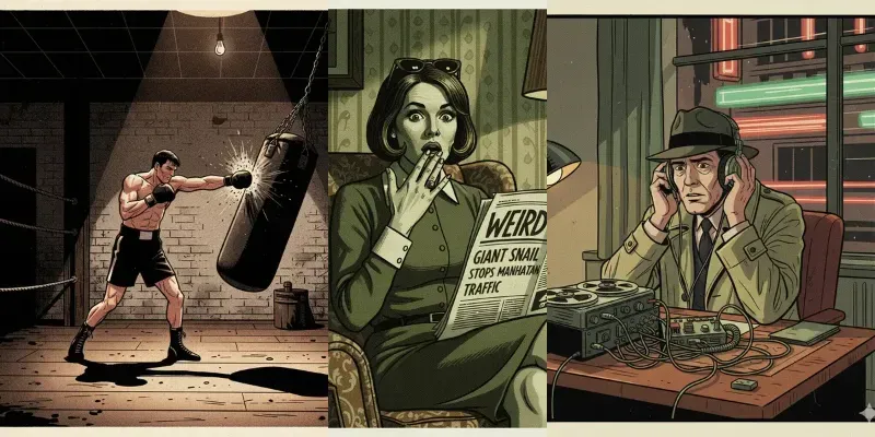 1970s Comic Panels generated by undefined