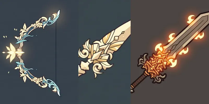 Weapon Evolution UI Sprite Generator