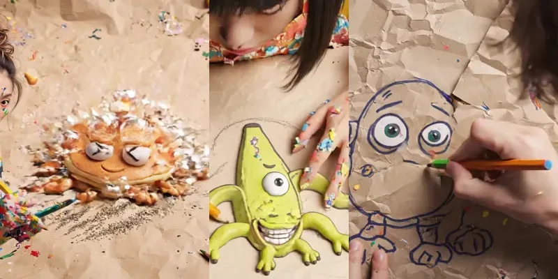 Ugly 3D Doodle Viral Videos generated by undefined