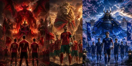 World Cup Nickname Kingdoms generated by chatgpt-image
