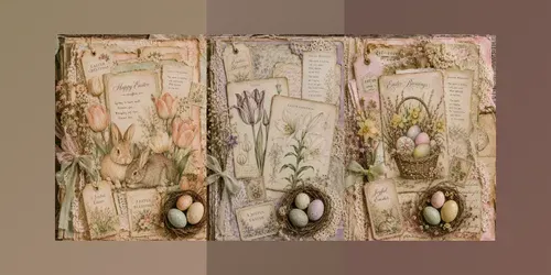 Easter Junk Journals generated by chatgpt-image