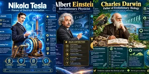 Historical Genius Infographics generated by chatgpt-image
