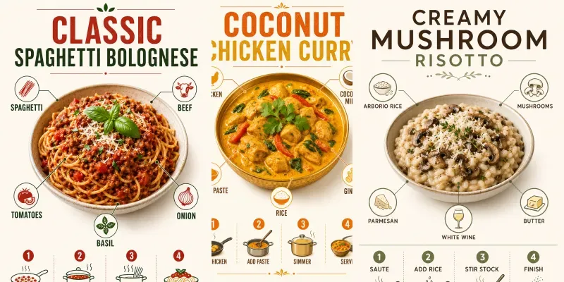 Recipe Infographic Studios generated by undefined