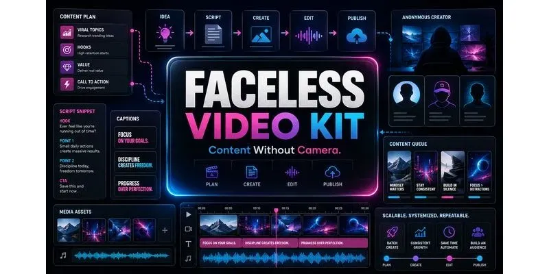 Faceless Video Kit generated by undefined