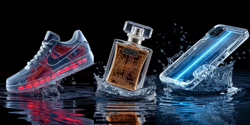 3D Crystal Neon Product Generator generated by undefined