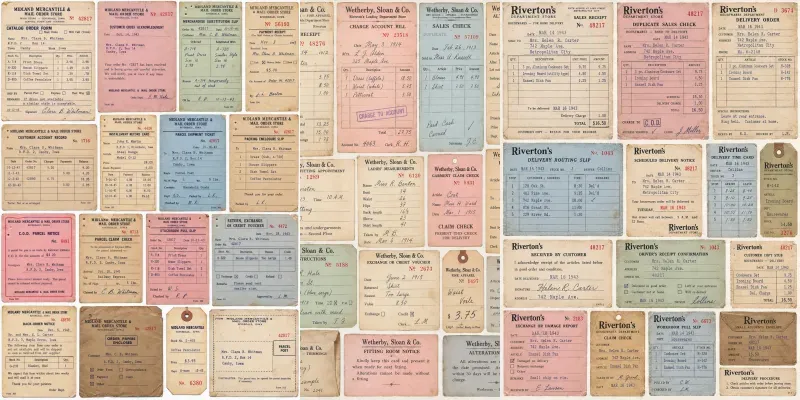 Vintage Department Store Ephemera
