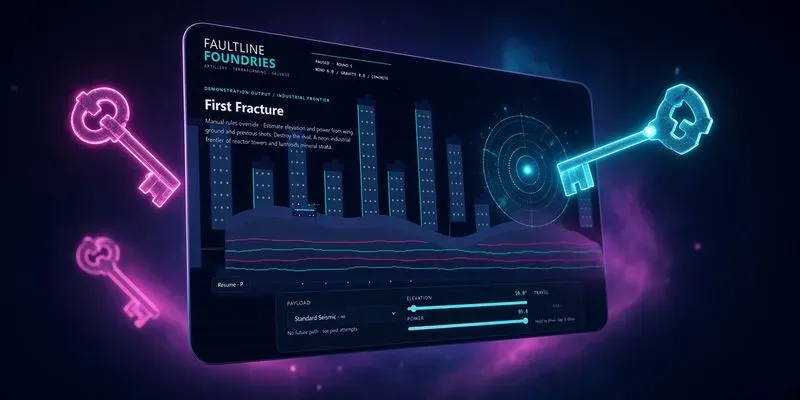 Neon Artillery Game Builder
