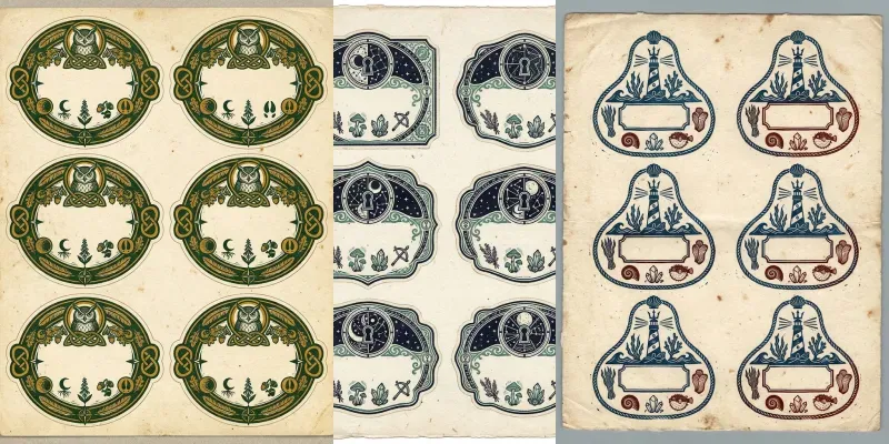 Potion Label Relic Sheets generated by undefined