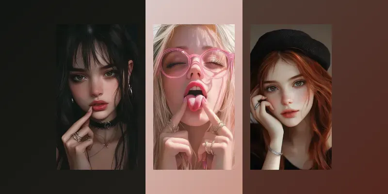 Hyperrealistic Anime Girl Portraits generated by undefined