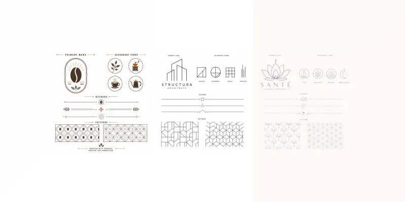 Luxury Brand Identity Kit Logo Assets generated by undefined