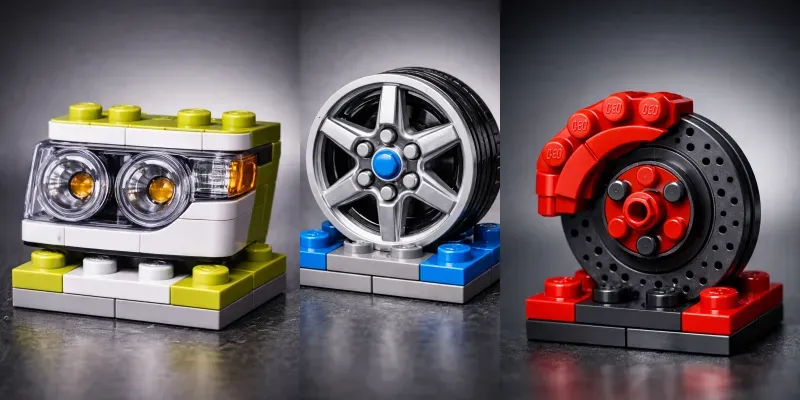 Lego Car Parts Studios generated by undefined