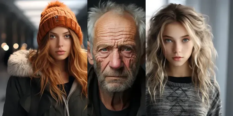 Hyperrealistic Portraits generated by undefined