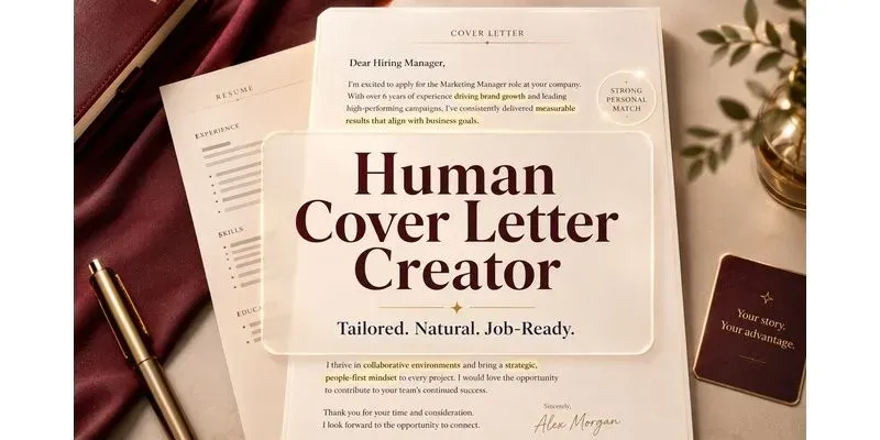 Human Cover Letter Creator generated by undefined