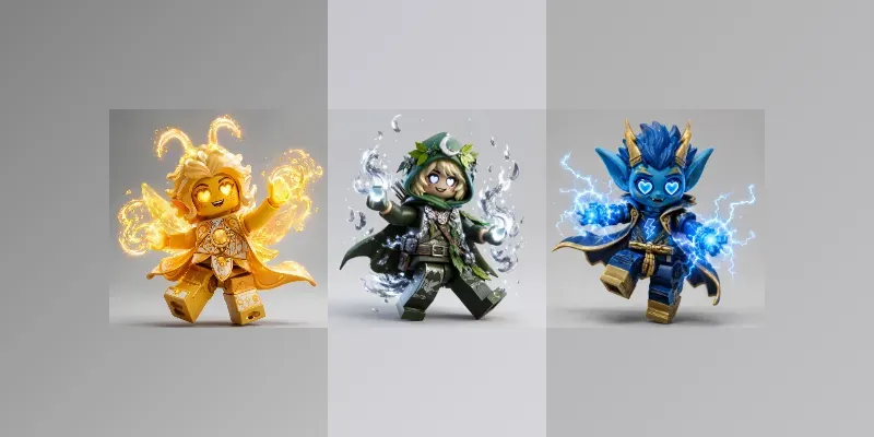 Hearteyed Lego Fantasy Heroes generated by undefined