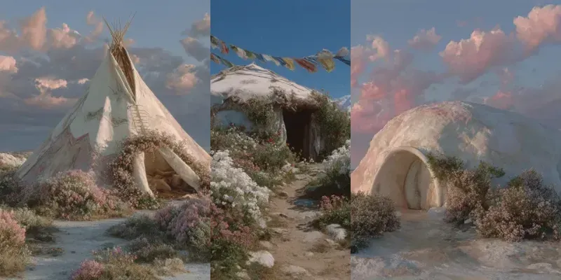 Authentic Nomadic Architectural Heritage generated by undefined