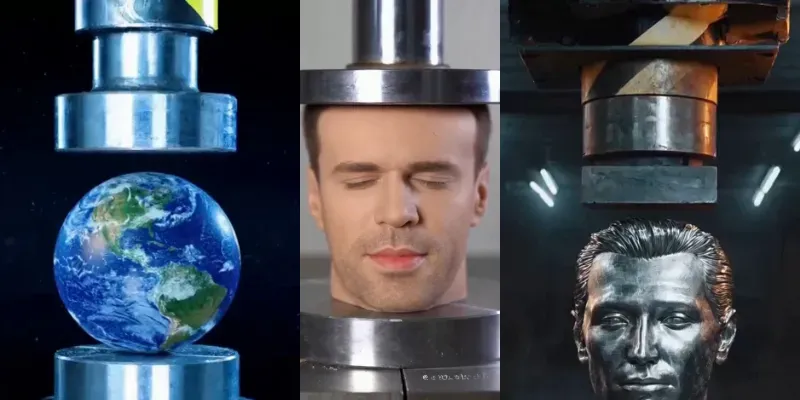 Hydraulic Presses Viral ASMR generated by undefined