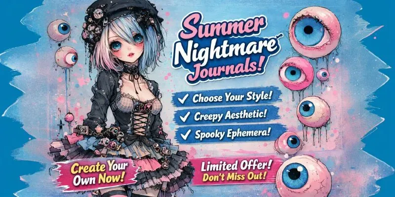 Summer Nightmare Junk Journals generated by undefined