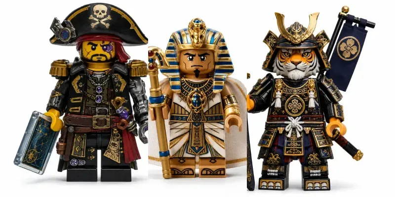 Collectible Brick Heroes Set generated by undefined