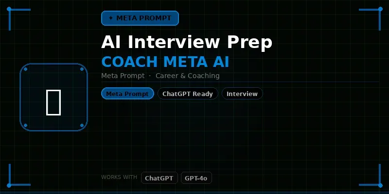Interview Preparation Coach Meta Ai generated by undefined