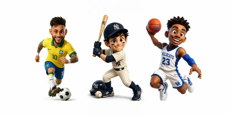 3D Sports Mascot Characters generated by undefined